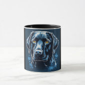 Blue Labrador Retriever Mok (Midden)