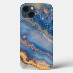 Blue Lace Agate iPhone 13 Hoesje