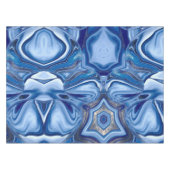 Blue Lace Agate Stone Tafelkleed (Voorkant (Horizontaal))