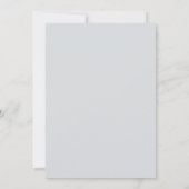 Blue Lace Mandala Wedding Kaart (Achterkant)