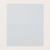 Blue Lace Mandala Wedding Place Card (Inside Unfolded)