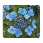 Blue Lacecap Hydrangea Floral Snijplank (Voorkant)