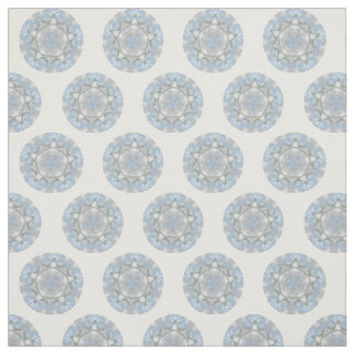 Blue Lacy Abstract Stof