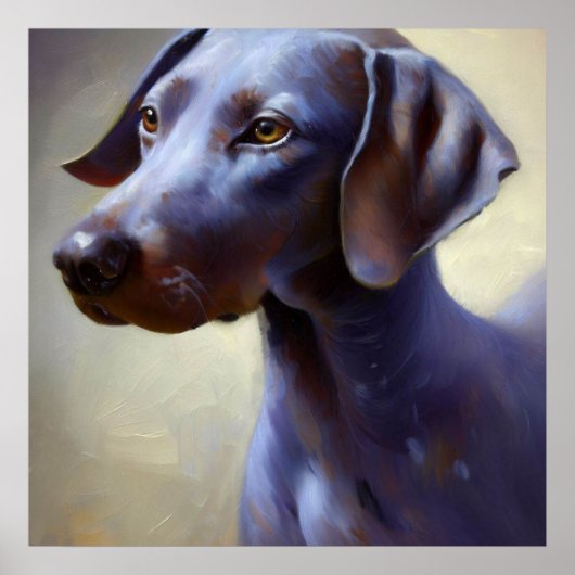 Blue Lacy Dog Poster (Voorkant)