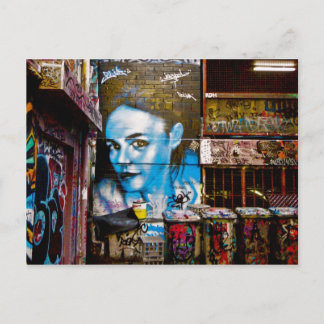 Blue Lady, Melbourne Briefkaart
