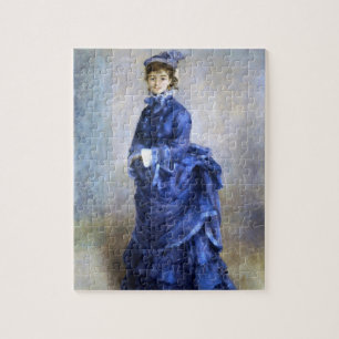 Blue Lady Parisienne Renoir Impressionist Paint Legpuzzel