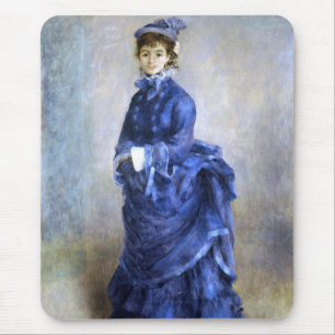 Blue Lady Parisienne Renoir Impressionist Paint Muismat