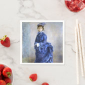Blue Lady Parisienne Renoir Impressionist Paint Servet (Insitu)