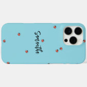 Blue Ladybug Case-Mate iPhone Case (Achterkant (horizontaal))
