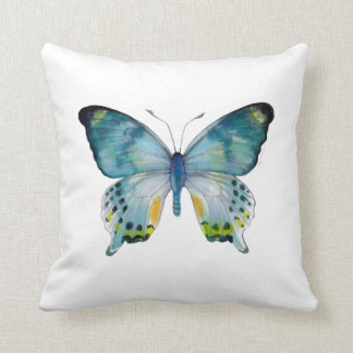 Blue Laglaizei Butterfly Pillow Kussen