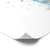 Blue Lagoon Cocktail Poster (Hoek)