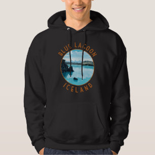Blue Lagoon IJsland Noodcirkel Hoodie