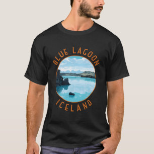 Blue Lagoon IJsland Noodcirkel T-shirt