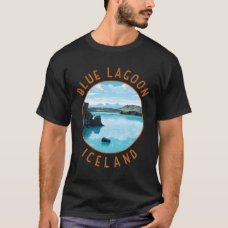 Blue Lagoon IJsland Noodcirkel T-shirt