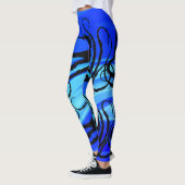 Blue Lagoon Octopus - Leggings (Links)
