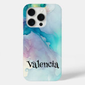 Blue Lagoon Waterverf Dream Custom Case-Mate iPhone Case (Achterkant)