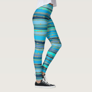 Blue Lagoon Zen   Leggings d'entraînement personna