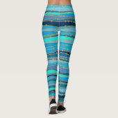 Blue Lagoon Zen | Leggings d'entraînement personna (Dos)