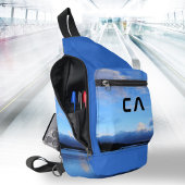 Blue Lake-fotomonogram Sling Bag