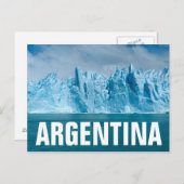 Blue Lake, Ice en Sky Briefkaart (Voorkant / Achterkant)