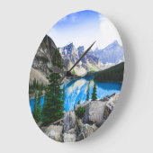 Blue Lake Rocky Mountain Pine Forest Grote Klok (Hoek)