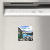 Blue Lake Rocky Mountain Pine Forest Magneet (Insitu (Vaatwasser))