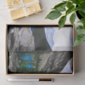 Blue Lake Rocky Mountain Pine Forest Tissuepapier (Geschenk)