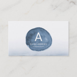 Blue Lake Water Stain Gepersonaliseerd Visitekaartje