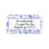 Blue Lavender Blossingrempel Label (Voorkant)