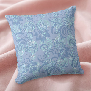 Blue Lavender Floral Pattern Kussen