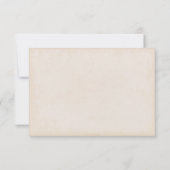 Blue Lavender Sakura Blossoms Cartes RSVP (Dos)