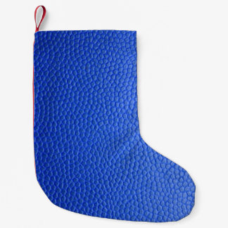 Blue leather skin texture skin kleine kerstsok