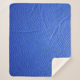 Blue leather skin texture skin sherpa deken
