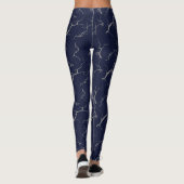 blue leggings with tie-dye design (Dos)