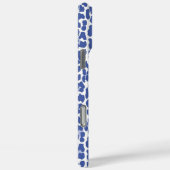 Blue Leopard Pattern Case-Mate iPhone Case (Achterkant / Rechts)