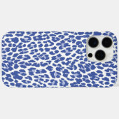 Blue Leopard Pattern Case-Mate iPhone Case (Achterkant (horizontaal))