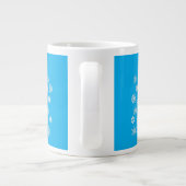 Blue Let It Snow Fun Snowman Specialty Mug (Dos)