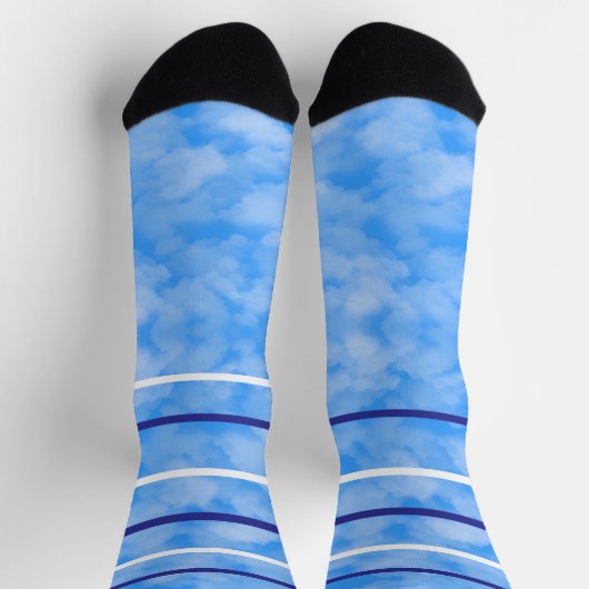 Blue & light blue socks sokken (Top)