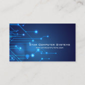 Blue Light Circuits2 Carte de visite de réparation (Devant)