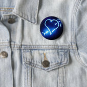 Blue Light Heart Button (In situ)