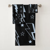 Blue Lightning Black Arrière - plan Motif Y2K (En situation)