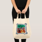 Blue Lijst Grocery Tas $15,95 (Voorkant (product))