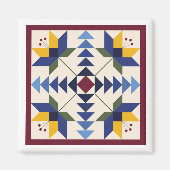 Blue Lilies Grange Aimant Quilt (Devant)