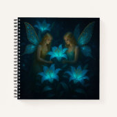 Blue Lily Fairy Art Journal (Devant)