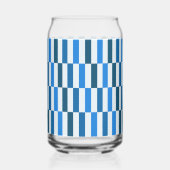 Blue Line Flow Can Glass  (Recto)