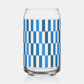 Blue Line Flow Can Glass  (Gauche)