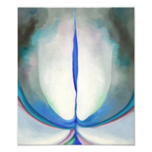Blue Line Georgia O'Keeffe Foto Afdruk
