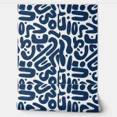 Blue line hit behang (Afrollen)