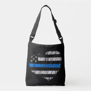 Blue Line Love Crossbody Tas