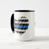 Blue Line Love Mok (Voorkant links)